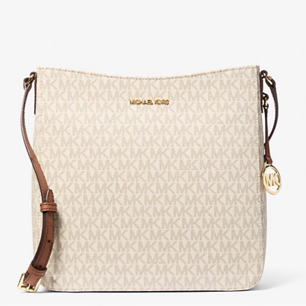 Michael Kors Jet Set Travel Large Logo Messenger Bag